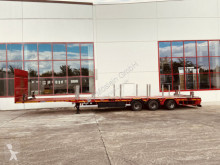 Goldhofer 3 Achs Mega Plateau Satteltieflader, gelenkt-- semi-trailer used heavy equipment transport