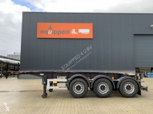 Semi remorque Van Hool 20FT/3-axle, empty weight: 3.300kg, SAF INTRADISC, 2x liftaxle, ADR, NL chassis, ADR/APK: 04/2021 occasion