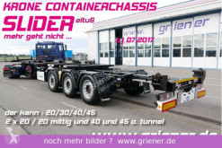 Semi remorque Krone SDC 27/eLTU6 / SLIDER / 20/30/40 /45 fuss + HC châssis occasion