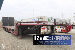 Semi remorque FGM carrellone rampe idrauliche verricello usato porte engins occasion