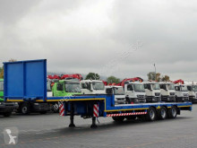 Lintrailers LOW LOADER/EXTENDABLE - 18,5 M/ 3 STEERING AXLES semi-trailer used heavy equipment transport