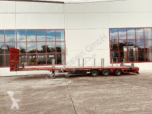 Porte engins Goldhofer 3 Achs Mega Plateau Satteltieflader, gelenkt-- occasion