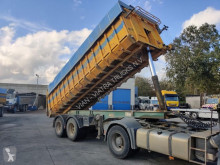 Félpótkocsi Leciñena Steel / Stahl Kipper Blattgefedert / Steel suspension használt billenőkocsi