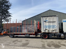 Náves Van Hool City trailer - Cran/Krane HMF - BELGIUM TOP TRAILER valník ojazdený