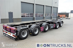 Semi remorque porte containers Broshuis 2CONNECT-5AKCC | 2x20-40-45ft * APK 08-2021 * TOP CONDITION