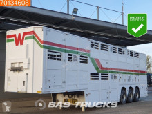 نصف مقطورة مقطورة المواشي ناقلة أبقار Berdex Cattle Transport Heating Ventilation Drinking 2x Liftaxle
