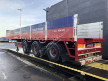 Pacton dropside flatbed semi-trailer Kraanoplegger | Vetsmering | 48 ton
