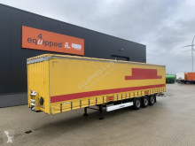 Semitrailer Krone Scheibebremsen, Code XL-Plane, Rungtasschen, Huckepack skjutbara ridåer (flexibla skjutbara sidoväggar) begagnad