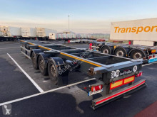Semi remorque porte containers Lecitrailer châssis droit multi position
