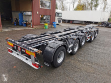Semitrailer containertransport D-TEC Combitrailer CT-60-05D 5-assen BPW - Trommelremmen - 3 lift en 3 stuurassen - 06/2021 APK