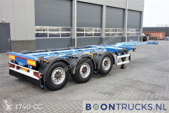 D-TEC FLEXITRAILER | 2x20-30-40-45ft HC * DISC BRAKES * APK 06-2021 semi-trailer used container