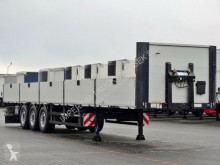 Schwarzmüller flatbed semi-trailer BOARDWANDED / FOR BUILDING /LIFTED AXLE/2017/SAF
