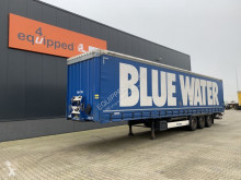 Sættevogn glidende gardiner Krone aluminium D'hollandia taillift (2.000kg), stanchions, timberstakes, discbrakes