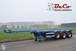 Semi remorque Pacton TXC 343 4322 - 1 LIFT AXLE - BPW AXLES - DRUM BRAKES - 2 x EXTENDABLE - porte containers occasion