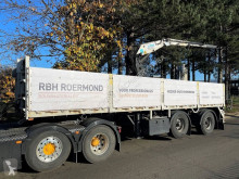 Semirremolque caja abierta KWB 2-as STEENOPLEGGER 8m90 + KENNIS 14.000R-2 - KRAANOPLEGGER / SPOORLOPER VOOR ROLKRAAN - BELGISCHE PAPIEREN
