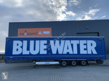 Semitrailer Krone Mega, Hefdak, Schijfremmen, Rongpotten, 10 rongen, 70% banden skjutbara ridåer (flexibla skjutbara sidoväggar) begagnad
