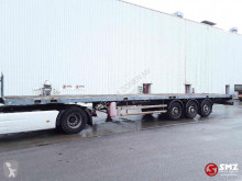Sættevogn containervogn Samro Oplegger plateau ALL twistlocks 4x