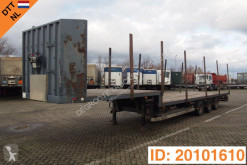 Semi remorque Low bed trailer porte engins occasion