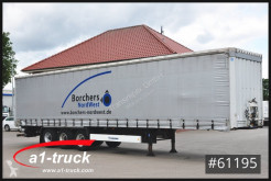 Félpótkocsi Krone SD Tautliner, Standard, LBW 2500kg, Alufelgen, HU 01/2021 használt ponyvával felszerelt plató