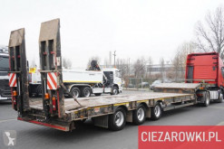 Náves MAC S3-44 , 3 axles , 9 x 3m , hydraulic ramps , deck 93cm náves na prepravu strojov ojazdený