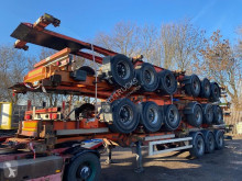 Semitrailer containertransport Van Hool STACK OF 5 PIECES 3 AS - BPW + DOUBLE BDF SYSTEM