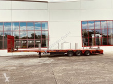 Goldhofer 3 Achs Mega Plateau Satteltieflader, gelenkt-- semi-trailer used heavy equipment transport