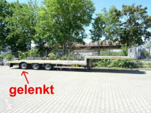 Semirremolque portamáquinas Möslein 3 Achs Tieflader für Fertigteile, Maschinen ode