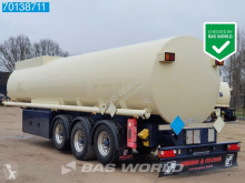 Semi remorque citerne produits chimiques Lindner & Fischer TSA 36 LTD 34.350 Ltr. Fuel Benzin Pump Counter ADR 2x Liftachse