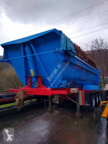 Semitrailer lastvagn bygg-anläggning Fruehauf