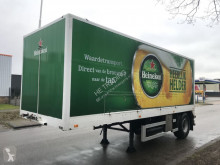 Sættevogn citerne RVS tank met ombouw 15300 liter en meter,haspelkamer