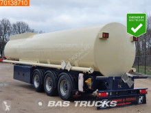 Semi remorque Lindner & Fischer TSA 36 34.350 Ltr. Fuel Benzin Pump Counter ADR 2x Liftachse citerne produits chimiques occasion
