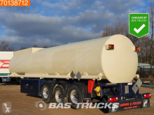 Náves cisterna chemické výrobky Lindner & Fischer TSA 36 LTD 34.350 Ltr. Fuel Benzin Pump ADR 2x Liftachse