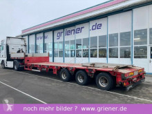 Semi remorque Goldhofer STZ L 3/39/80 A / 38to NL / ZWANGSGELENKT AZB !! porte engins occasion