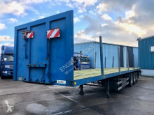 Semitrailer platta Van Hool S 338/27 13.60M. HEAVY DUTY FLATBED (BPW AXLES / DRUM BRAKES / RONGHOLES IN FLOOR / AIRSUSPENSION)