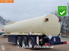 Semi remorque Lindner & Fischer TSA 36 LTD 36.000 Ltr. Fuel Benzin Pump Counter ADR 2x Liftachse citerne produits chimiques occasion