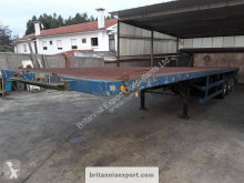 نصف مقطورة منصة Fruehauf with twist locks on springs suspension
