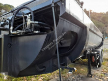Semitrailer lastvagn bygg-anläggning Pomiers pousseur