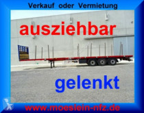 Heavy equipment transport semi-trailer 3 Achs Tele- Sattelauflieger, 4,20 m ausziehbar