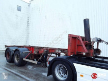 Semi reboque Fruehauf Oplegger +kipcylinder blatt/lames porta contentores usado