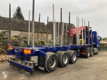 Billaud 3 Essieu 57t semi-trailer used timber