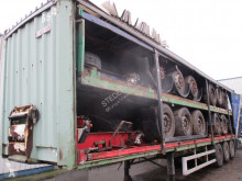 Semi remorque rideaux coulissants (plsc) Krone Stack of 5 trailers , 3x Mercedes axles, Disc brakes