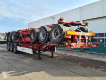 Semi remorque Krone Container chassis 45ft. Multi / Uitschuifbaar (achter) porte containers occasion