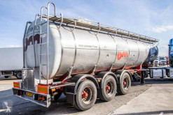 Burg CITERNE ALIMENTAIRE INOX - 31.000L ( 3 comp.) semi-trailer used chemical tanker