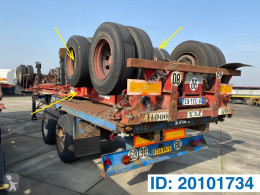 Fruehauf container semi-trailer Skelet 20 ft
