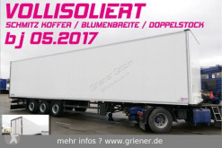 Schmitz Cargobull double deck box semi-trailer SKO 24/ DOPPELSTOCK / BLUMEN FP 45 VOLLISOLIERT