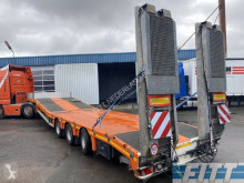 Semiremorca transport utilaje MAX Trailer semi met dubbele hydr kleppen en hydr hefbed voor heftrucks/verreikers - oranje