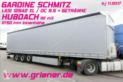 Schmitz Cargobull SCS 24 /GARDINE LASI / LIFTACHSE /HUBDACH semi-trailer used tarp