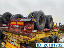 Fruehauf container semi-trailer Skelet 20 ft