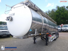 Feldbinder Chemical tank inox 37.5 m3 semi-trailer used chemical tanker