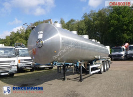 Semi remorque citerne produits chimiques Magyar Chemical tank inox 32 m3 / 1 comp